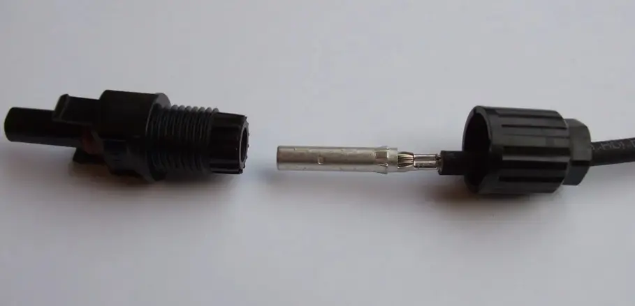Inserting the Crimped Cable into the Connector